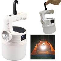 Luminaria Solar Lanterna Dupla Fonte De Luz Led 2 1 Camping - 1