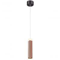 Pendente 5X20X150Cm E Cabo 2Mt , Preto Ou Dourado E Acrílico Led 7W 3000K Bivolt Sindora Único - 1