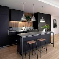 Pendente 30Cm Cúpula Em Metal Cinza Balcão 1 Lâmpada E14 Bivolt Luciin Única Único - 3