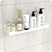 Porta Shampoo Suporte Organizador Banheiro Branco Elg - 1