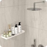 Porta Shampoo Suporte Organizador Banheiro Branco Elg - 7