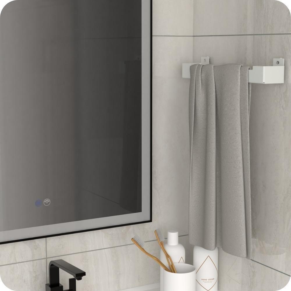 Porta Toalha Rosto Ventosa Suporte Banheiro Branco Elg - 9