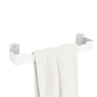 Porta Toalha Rosto Ventosa Suporte Banheiro Branco Elg - 3