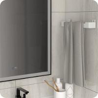 Porta Toalha Rosto Ventosa Suporte Banheiro Branco Elg - 9