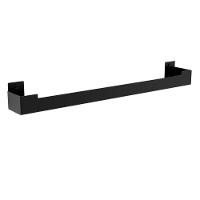 Porta Toalha Banho Suporte Banheiro Toalheiro Preto Elg - 3