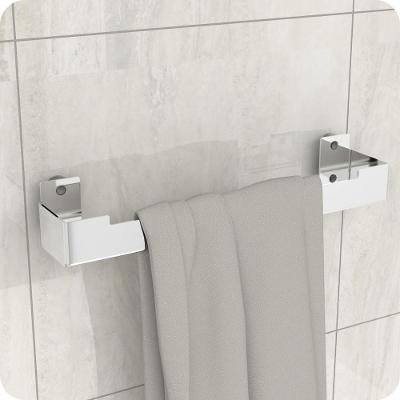 Porta Toalha Rosto Ventosa Suporte Banheiro Inox Elg