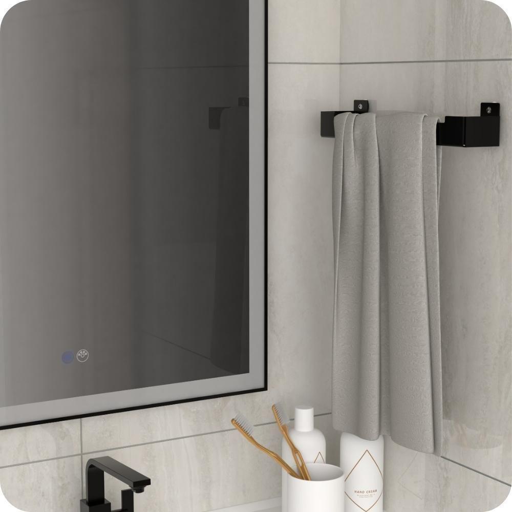 Porta Toalha Rosto Ventosa Suporte Banheiro Preto Elg - 6