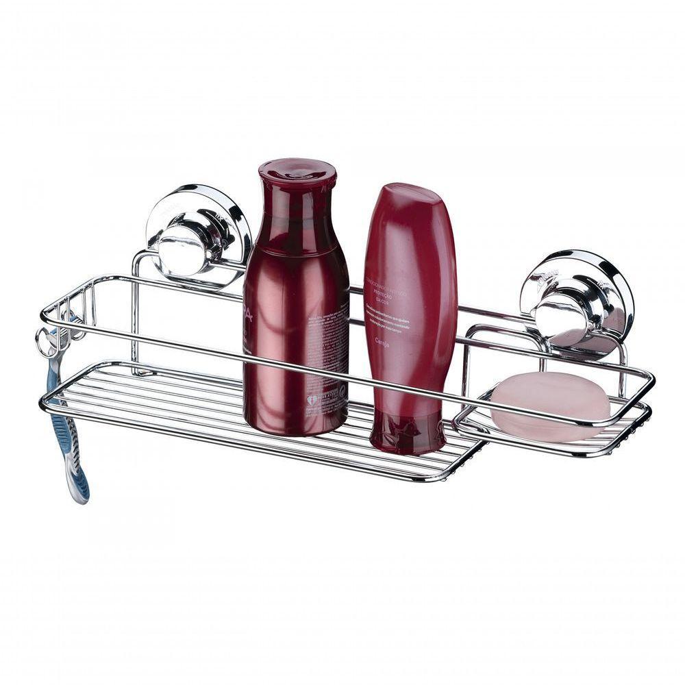 Porta Shampoo Sabonete Future Fixação Por Ventosa 4000 - 1