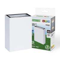 Arandela Led Taschibra Quadre Slim Ip65 Branca Bivolt 6500k Luz Fria - 1