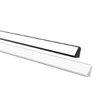 Perfil De Sobrepor Taschibra Para Fita De Led Vertex L15 Com 3 Metros Preto