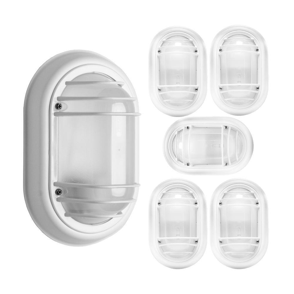 Kit 6 Arandelas Taschibra Tartaruga Suprema Alumínio E27 Bivolt Branco - 5