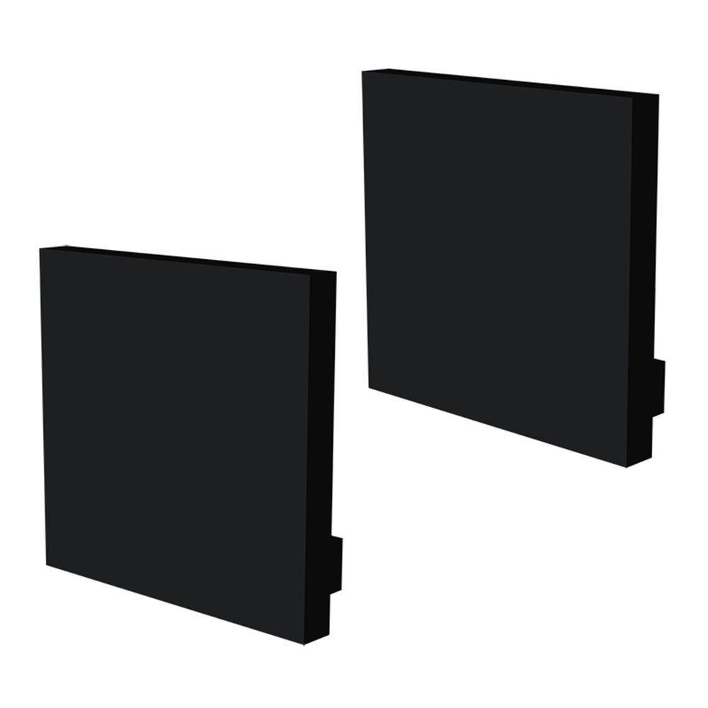 Perfil Para Fita De Led Sobrepor Taschibra Cimo Borda Infinita Kit 3 Metros Preto - 1