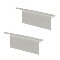 Perfil De Sobrepor Taschibra Para Fita De Led Zenith 5x2 Com 1,5 Metros Branco - 3