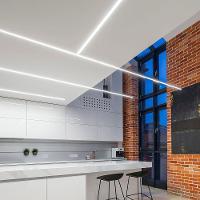 Luminária Led Taschibra Sobrepor Perfil Convex 111 34w Branca Bivolt 6500k Luz Fria