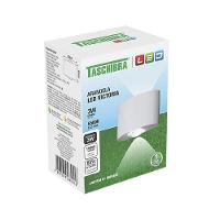 Arandela Taschibra Victoria Led Integrado Branca Bivolt 6500k Luz Fria - 1