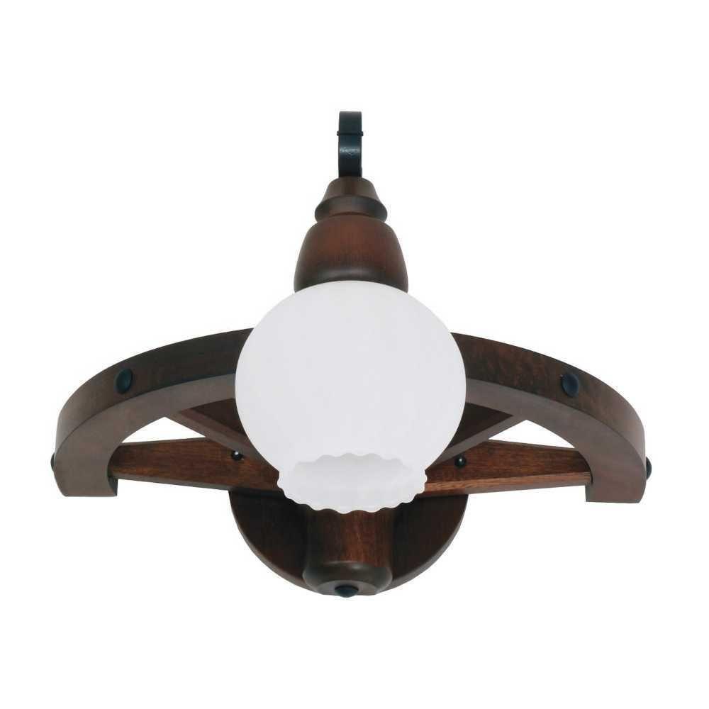 Arandela Roda De Carroça Envelhecido 1 Lâmpada 601e Muller - 1