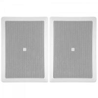 Arandela Retangular 6´´ Two Way 25w Rms Ambientare 6w21rt Branca Jbl - Par / 2 - 1