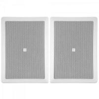 Arandela Retangular 6´´ Two Way 25w Rms Ambientare 6w21rt Branca Jbl - Par / 2 - 2