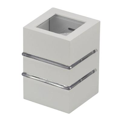 Arandela Flip Alumínio 2 Aletas 2 Fachos Grande - Blumenau Iluminação Branco