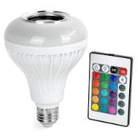 Lâmpada Led Music Bluetooth Rgb 12W Com Controle Remoto - 3