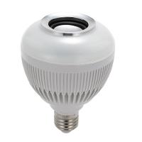 Lâmpada Led Music Bluetooth Rgb 12W Com Controle Remoto