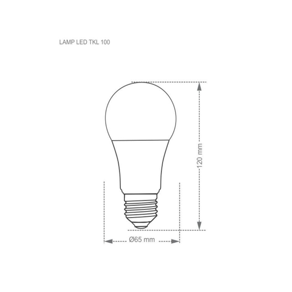 Lâmpada Led Tkl 100 17w - Taschibra 3000k (amarela) - 5