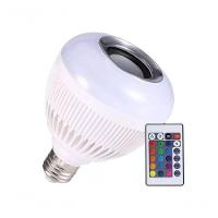 Lampada Luz Led Rgb Bluetooth Caixa Som Controle Remoto - 2