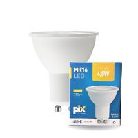 Lâmpada Led Pix Dicroica Mr16 4,8w Bivolt 4000k Luz Neutra - 1