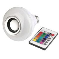 Lâmpada Led Caixa De Som Bluetooth Musical Com Controle Rgb - 1
