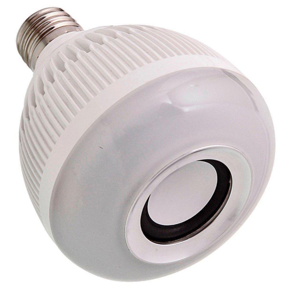 Lâmpada Led Musical Rgb Bluetooth Controle Remoto - 1