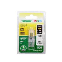 Lâmpada Led G9 Drops 2w Taschibra Bivolt 2200k Luz Quente - 1