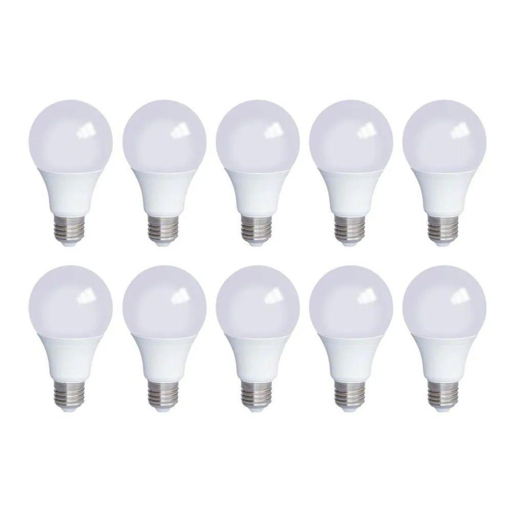 Lâmpada Bivolt Led Branco Frio 12w 6500k Bulbo Soquete E27 - 3