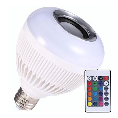 Lampada Musical De Led Bulbo Bluetooth Rgb E Controle