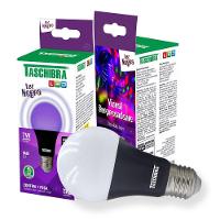 Lâmpada Led Luz Negra Bulbo 7w E27 Bivolt Taschibra - 3