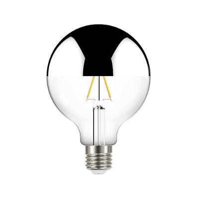Lâmpada Led Filamento G95 Defletora Espelhada Taschibra E27 Bivolt
