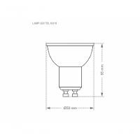 Lâmpada Led Dicroica Mr16 Tdl 25 4w Taschibra Bivolt 2700k Luz Quente - 3