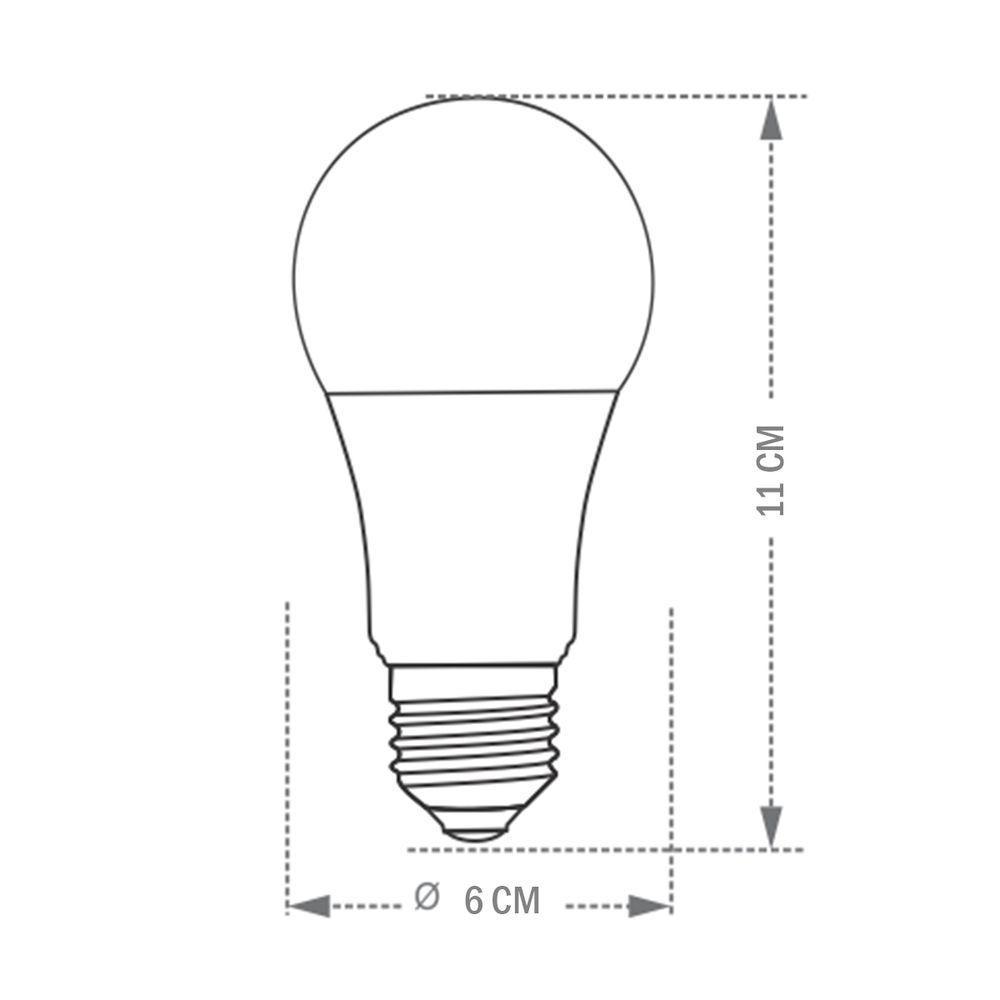 Kit 10 Lâmpadas Led Bulbo Tkl 9w Taschibra E27 Bivolt 6500k Luz Fria - 2