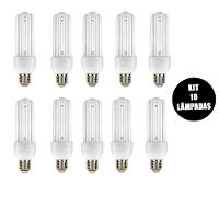 Lampada Fluorescente 220v 10 Uni 15w Branco Frio Iluminaçao - 1