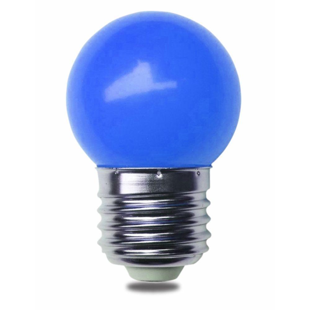 Lâmpada G45 Led 1w 220v E27 Azul - 2