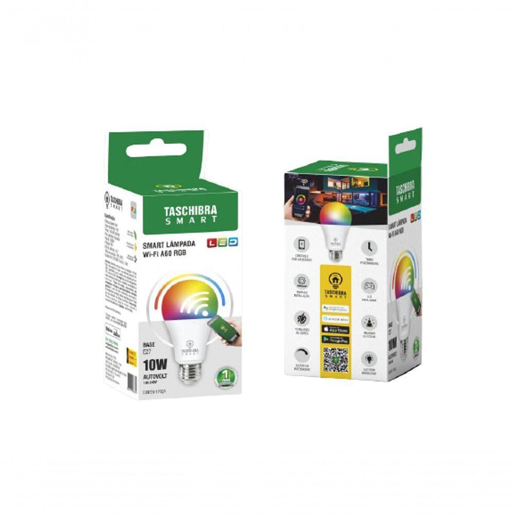 Lâmpada Led Smart Wi-fi 10w Rgb Inteligente Taschibra - 3