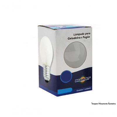 Lampada Geladeira/Fogao Leitosa 40Wx127V E27 8719 C/10Pcs