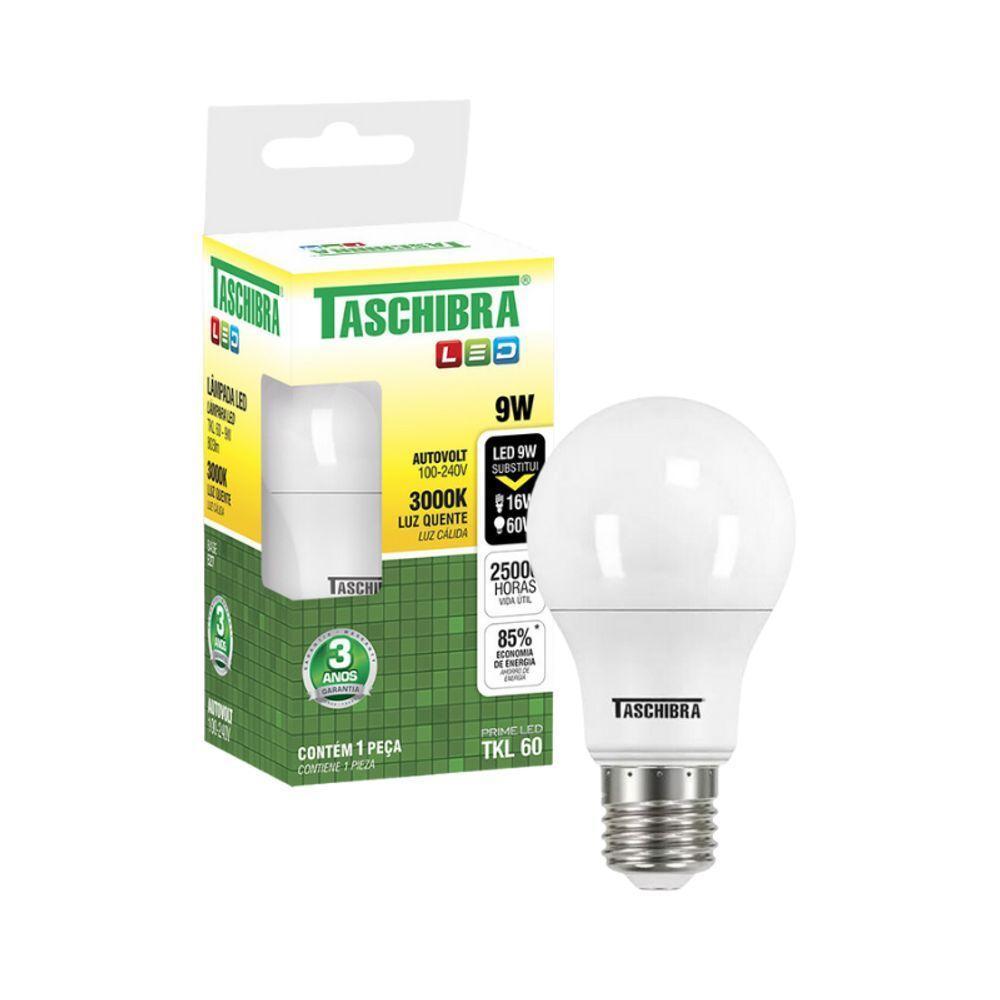 Lâmpada Led Taschibra Tkl 60 / 9w E27 3000k - 1