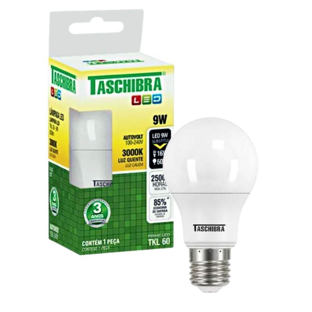 Lâmpada Led Taschibra Tkl 60 / 9w E27 3000k - 4