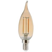 Lâmpada Led Filamento Retrô Vela Chama 2W - Amarelo 2200K E14 - 5
