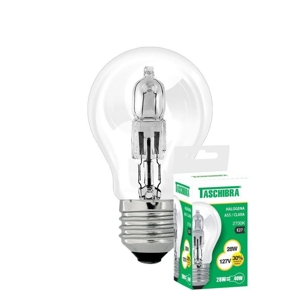 Lâmpada Halógena Taschibra A55 28w E27 2700k 110v - 1