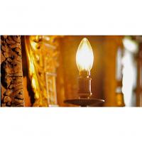 Lâmpada Led Filamento Retrô Vela 2W - Amarelo 2200K E27 - 5