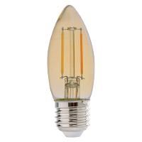 Lâmpada Led Filamento Retrô Vela 2W - Amarelo 2200K E27 - 7