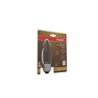 Lâmpada Led Filamento Retrô Vela 2W - Amarelo 2200K E27 - 9