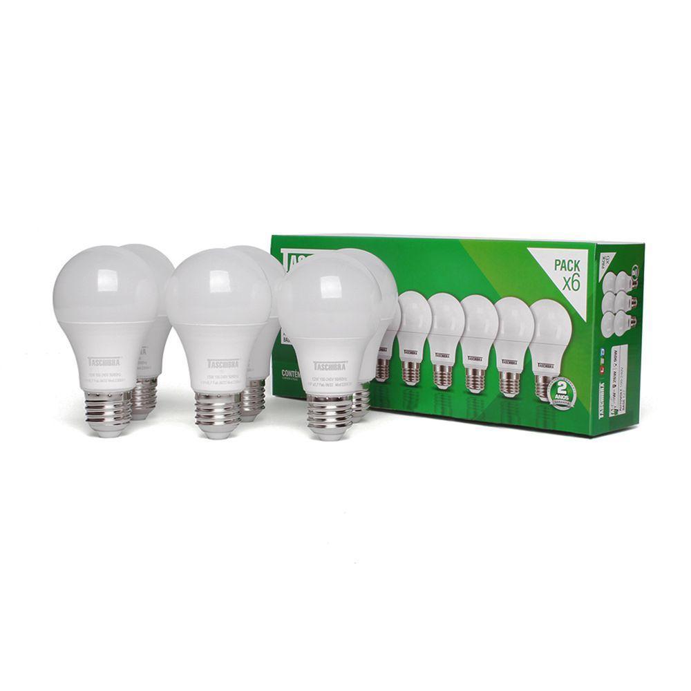 Pack 6 Lâmpadas Led Bulbo Tkl 15w Taschibra E27 Bivolt 6500k Luz Fria - 4
