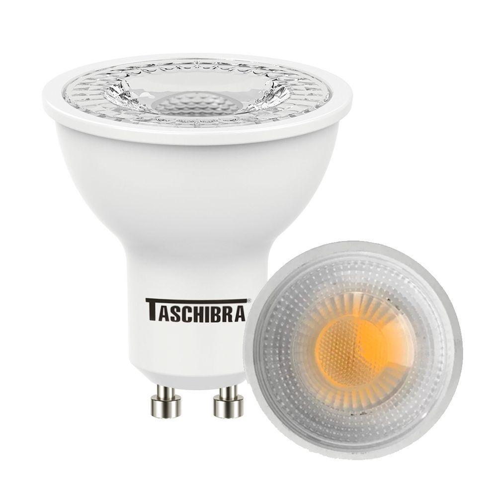 Lâmpada Led Dicroica Mr16 Tdl 7w Dimerizável Taschibra 2700k Luz Quente - 2